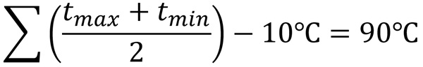 formula suma temperatura