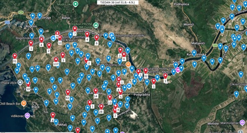 Obavijest o ulovima sredozemne voćne muhe (Ceratitis capitata) na području doline rijeke Neretve (31.8.-4.9.2026.)