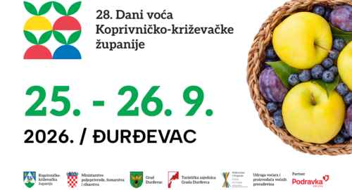 Pozivamo vas na 28. Dane voća Koprivničko-križevačke županije